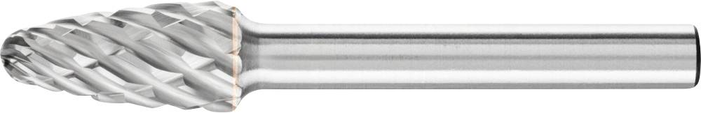 PFERD 21117787 Frässtift Rundbogen Länge 60 mm Produktabmessung, Ø 10 mm Arbeits-Länge 20 mm Sc