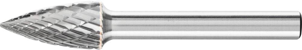 PFERD TOOLS 21122626 Frässtift Spitzbogen Länge 60 mm Produktabmessung, Ø 10 mm Arbeits-Länge 20 mm Schaftdurchmesser 6 ...