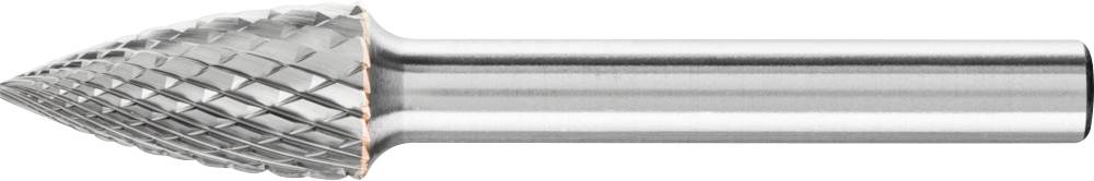 PFERD 21122646 Frässtift Spitzbogen Länge 60 mm Produktabmessung, Ø 10 mm Arbeits-Länge 20 mm S