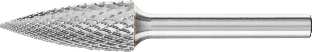 PFERD TOOLS 21123446 Frässtift Spitzbogen Länge 70 mm Produktabmessung, Ø 12 mm Arbeits-Länge 30 mm Schaftdurchmesser 6 ...