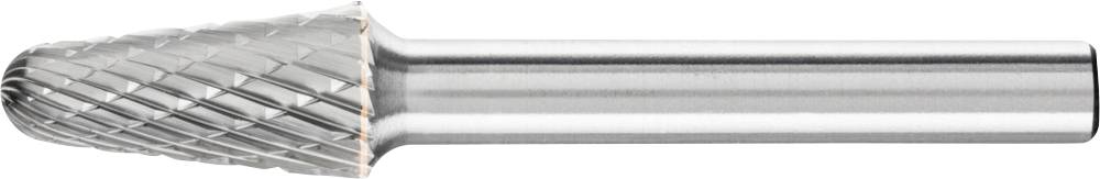 PFERD 21125026 Frässtift Kegel Länge 60 mm Produktabmessung, Ø 10 mm Arbeits-Länge 20 mm Schaft