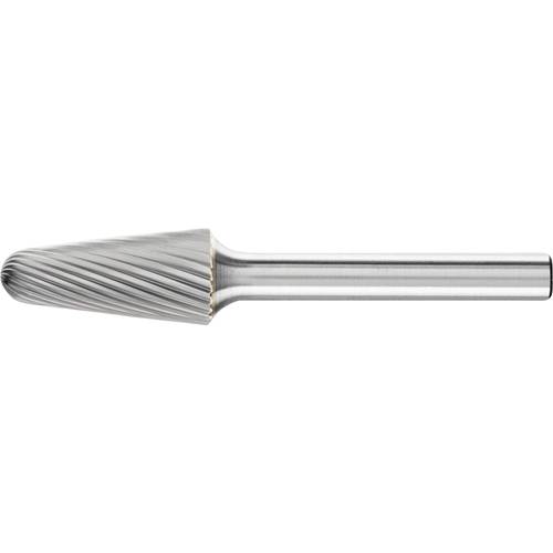 PFERD TOOLS 21125106 Frässtift Kegel Länge 65 mm Produktabmessung, Ø 12 mm Arbeits-Länge 25 mm Schaftdurchmesser 6 mm