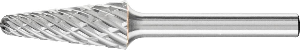 PFERD TOOLS 21125287 Frässtift Kegel Länge 70 mm Produktabmessung, Ø 12 mm Arbeits-Länge 30 mm Schaftdurchmesser 6 mm