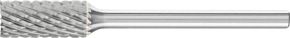 PFERD 21200443 Frässtift Zylinder Länge 43 mm Produktabmessung, Ø 6 mm Arbeits-Länge 13 mm Scha