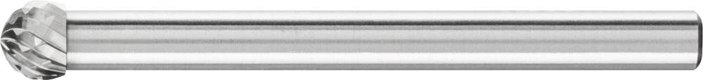 PFERD 21212543 Frässtift Kugel Länge 34 mm Produktabmessung, Ø 4 mm Arbeits-Länge 3 mm Schaftdu