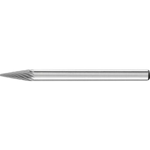 PFERD TOOLS 21214053 Frässtift Kegel Länge 37 mm Produktabmessung, Ø 3 mm Arbeits-Länge 7 mm Schaftdurchmesser 3 mm