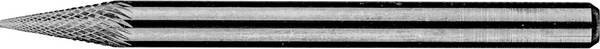 PFERD TOOLS 21214073 Frässtift Kegel Länge 37 mm Produktabmessung, Ø 3 mm Arbeits-Länge 7 mm Schaftdurchmesser 3 mm