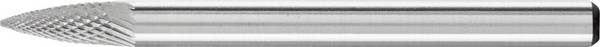 PFERD TOOLS 21222573 Frässtift Spitzbogen Länge 37 mm Produktabmessung, Ø 3 mm Arbeits-Länge 7 mm Schaftdurchmesser 3 mm