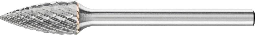 PFERD TOOLS 21222743 Frässtift Spitzbogen Länge 43 mm Produktabmessung, Ø 6 mm Arbeits-Länge 13 mm Schaftdurchmesser 3 m...