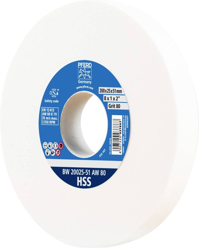 Thumbnail - PFERD TOOLS 39009703 Schleifbockscheibe Durchmesser 200 mm 80 1 St.