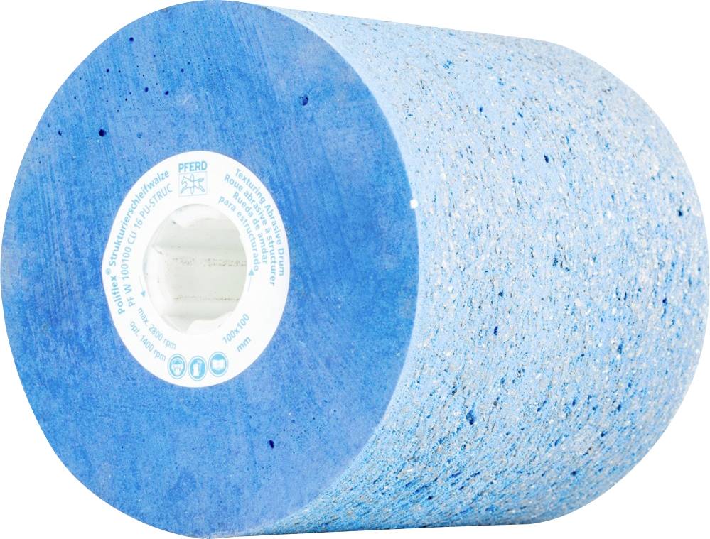 PFERD TOOLS 41030016 Schleifwalze PF W 100100/19 CU 16 PU-STRUC Durchmesser 100 mm 1 St.
