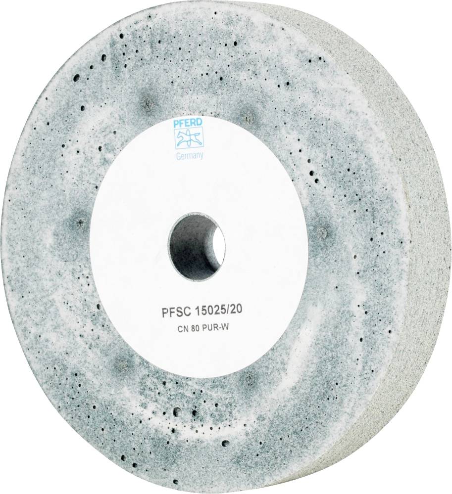 PFERD TOOLS 41112408 Schleifscheibe Durchmesser 150 mm Bohrungs-Ø 20 mm Aluminium, Edelstahl, Stahl, Kupfer, Messing, St...