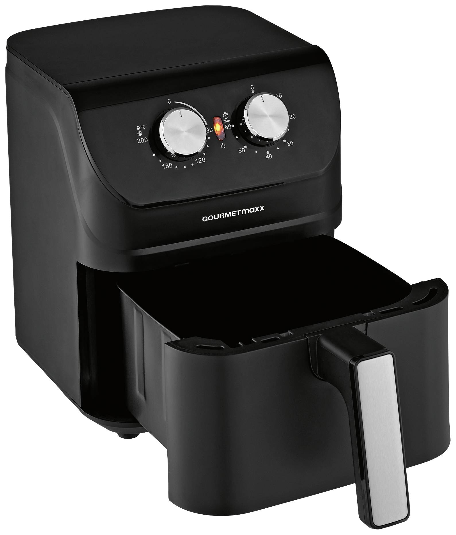 GourmetMaxx 14578 Heißluft-Fritteuse 4 l 1400 W Cool-Touch-Gehäuse Schwarz-1