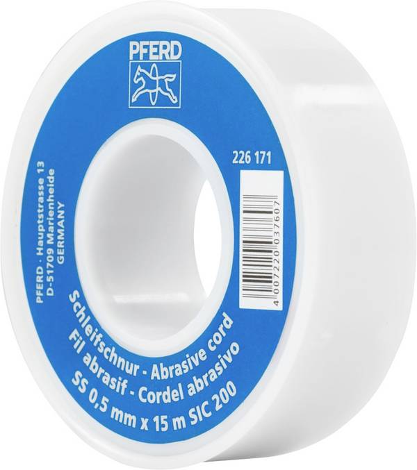 PFERD TOOLS SS 0,5mm x 15m SiC 200 45019001 Schleifpapierrolle  Körnung (num) 200  (Ø x L) 0.5 mm x 15 m 1 St.