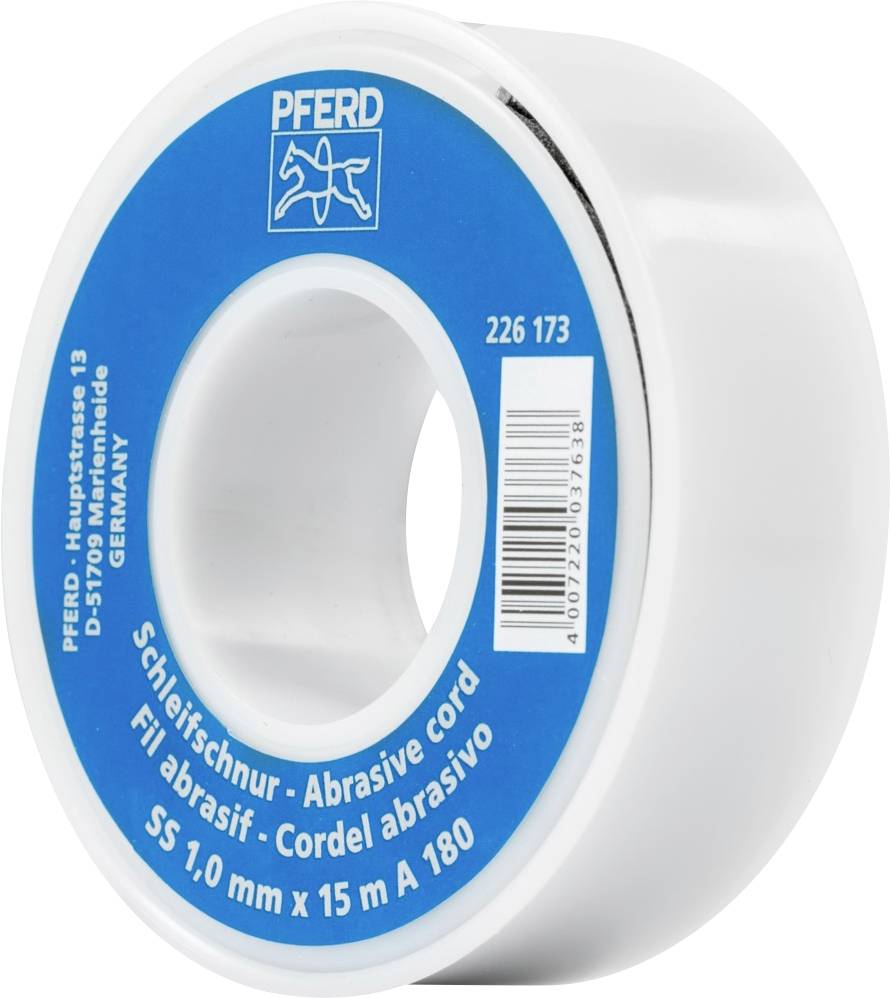 PFERD SS 1,0mm x 15m A 180 45019003 Schleifpapierrolle Körnung num 180 (Ø x L) 1 mm x 15 m 1 St