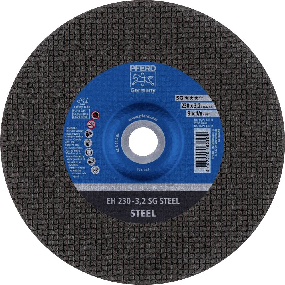 Thumbnail - PFERD TOOLS EH 230-3,2 SG STEEL 61324222 Trennscheibe gekröpft 230 mm 25 St. Stahl
