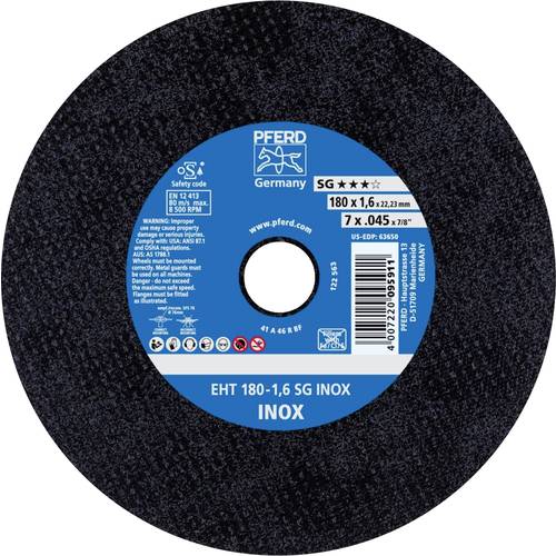 PFERD TOOLS EHT 180-1,6 SG INOX 61326124 Trennscheibe gerade 180 mm 25 St. Edelstahl
