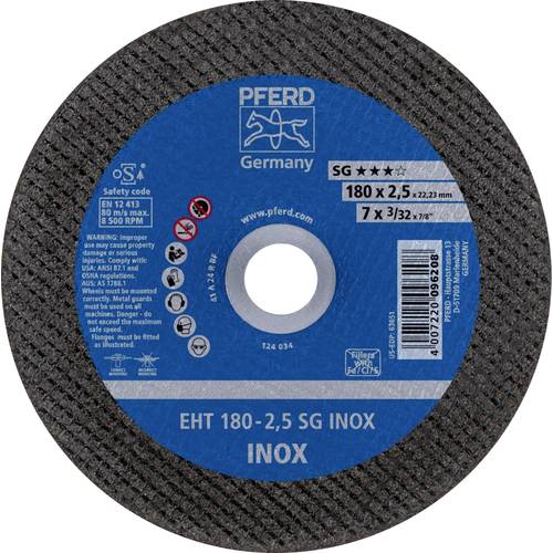 PFERD TOOLS EHT 180-2,5 SG INOX 61326423 Trennscheibe gerade 180 mm 25 St. Edelstahl