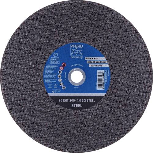 PFERD TOOLS 80 EHT 300-4,0 SG STEEL/22,23 61329322 Trennscheibe gerade 300 mm 20 St. Gusseisen, Stahl