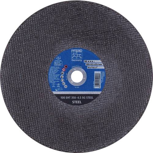 PFERD TOOLS 100 EHT 350-4,5 SG STEEL/25,4 61329525 Trennscheibe gerade 350 mm 10 St. Gusseisen, Stahl