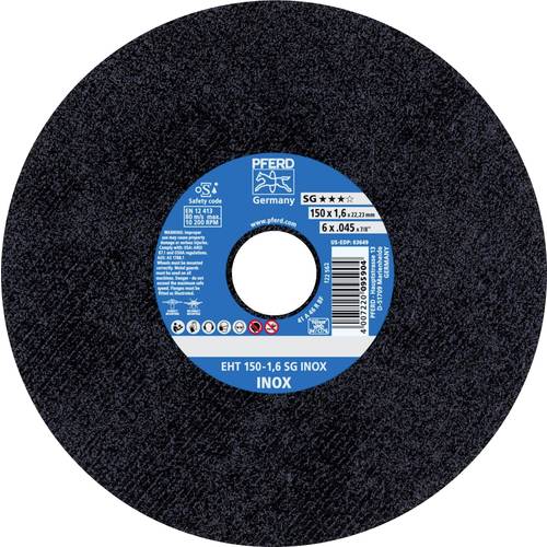 PFERD TOOLS EHT 150-1,6 SG INOX 61342124 Trennscheibe gerade 150 mm 25 St. Edelstahl