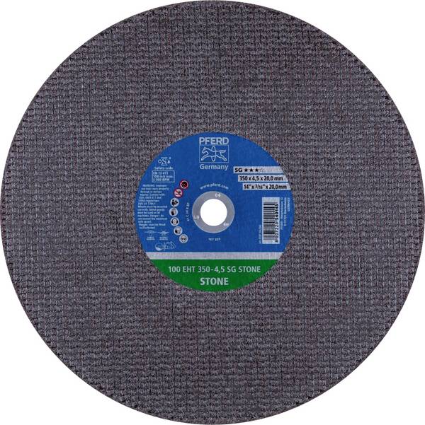 PFERD TOOLS 100 EHT 350-4,5 SG STONE/20,0 61629520 Trennscheibe gerade 350 mm 10 St. Aluminium, NE-Metalle, Gusseisen, Stein, Asphalt, Beton
