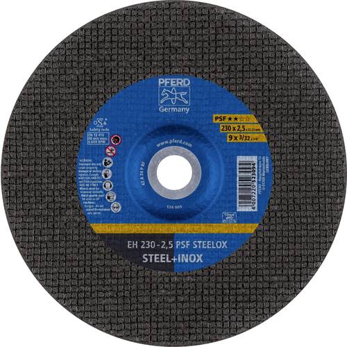 PFERD TOOLS EH 230-2,5 PSF STEELOX 61728326 Trennscheibe gekröpft 230 mm 25 St. Edelstahl, Stahl