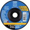 PFERD TOOLS 62010720 E 100-6 PSF STEELOX/16,0 Schruppscheibe gekröpft Durchmesser 100 mm Bohrungs-Ø 16 mm Edelstahl, Stahl 10 St.