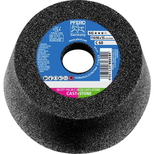 Thumbnail - PFERD TOOLS 63518424 Schleiftopf 50 ETT 110-20 C 60 SG CAST+STONE 110 mm 2 St.