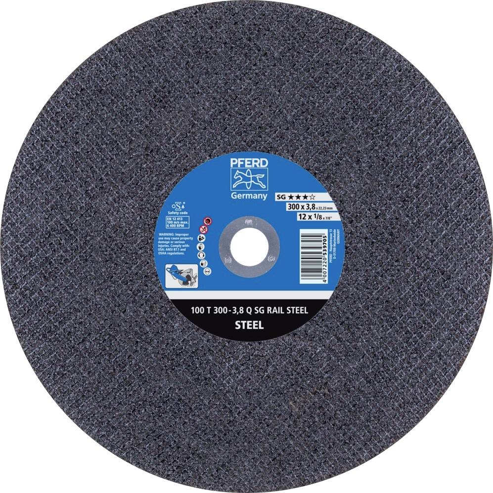 PFERD TOOLS 100 T 300-3,8 Q SG RAIL STEEL/22,23 66323162 Trennscheibe gerade 300 mm 20 St. Vergütungsstahl, Stahl