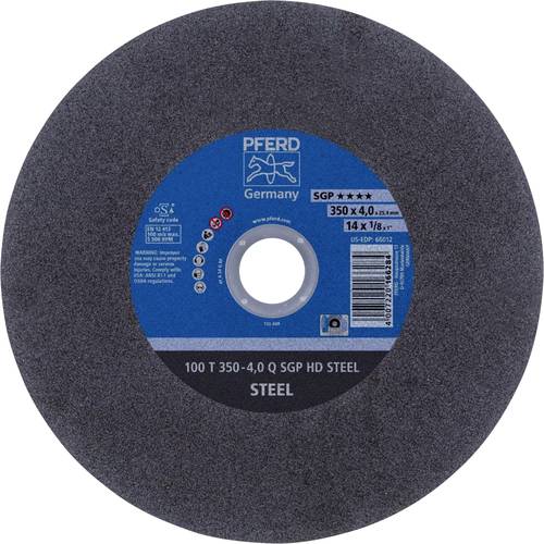 Thumbnail - PFERD TOOLS 100 T 350-4,0 Q SGP HD STEEL/25,4 66323625 Trennscheibe gerade 350 mm 10 St. Vergütungsstahl, Stahl