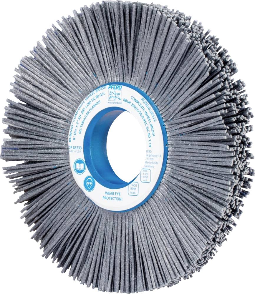 Thumbnail - PFERD TOOLS Rundbürste RBUP 20025/50,8 REC SiC 80 1,14 FLEX 79183733 1 St.