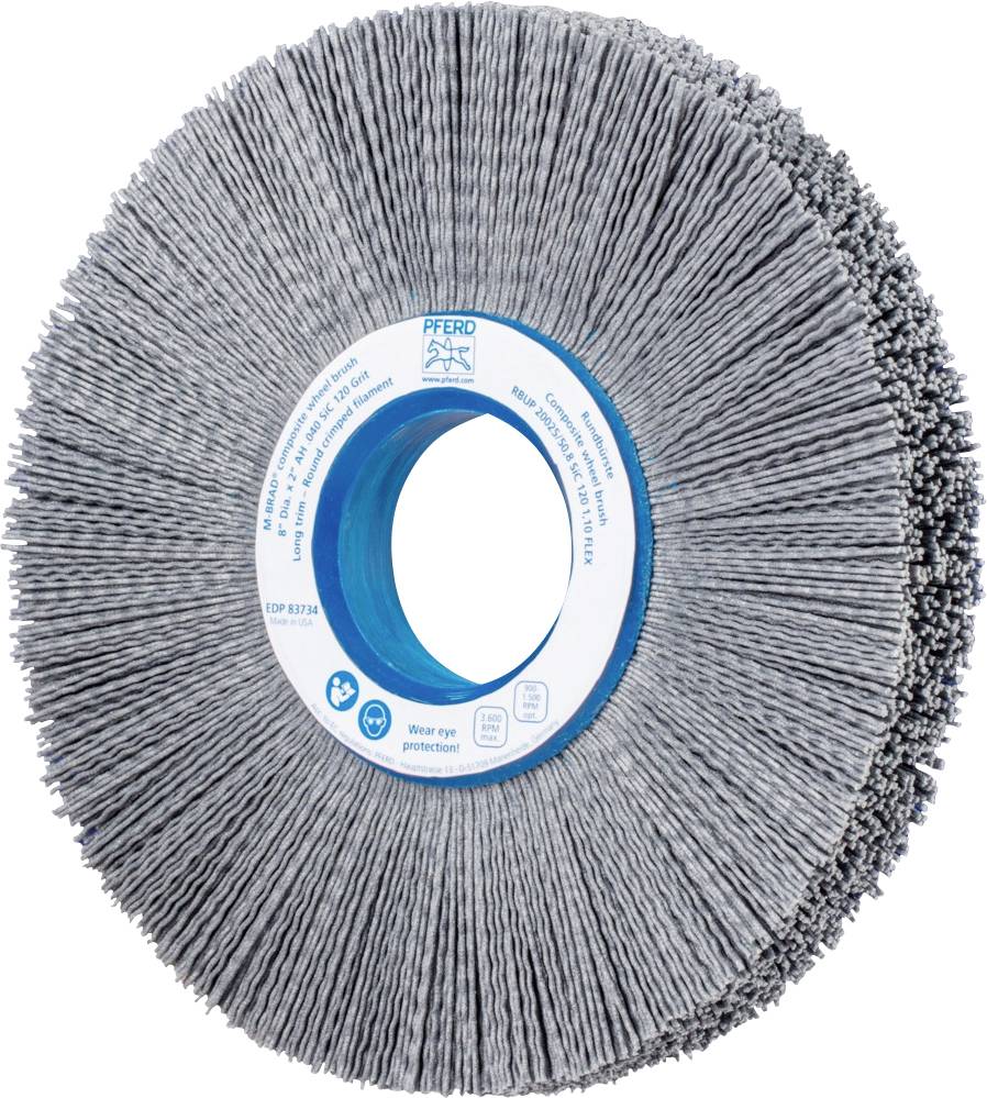 Thumbnail - PFERD TOOLS Rundbürste RBUP 20025/50,8 SiC 120 1,10 FLEX 79183734 1 St.