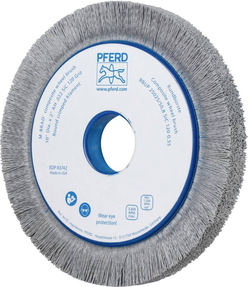 Thumbnail - PFERD TOOLS Rundbürste RBUP 25025/50,8 SiC 120 0,55 79183742 1 St.