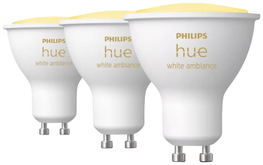 PHILIPS Lighting Hue LED-Leuchtmittel 871951434280400 EEK: G (A - G) Hue White Ambiance GU10 Dr