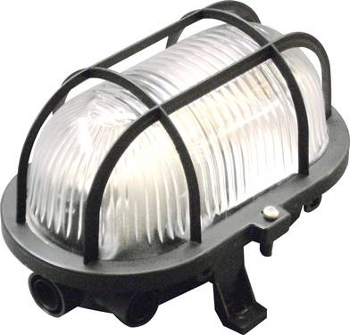 Müller-Licht Oval Feuchtraumleuchte  LED E27   Schwarz