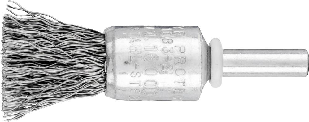 PFERD TOOLS POS Pinselbürste ungezopft PBU Ø 15 mm Schaft-Ø 6 mm Stahl-Draht-Ø 0,35 mm (10)