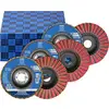 PFERD TOOLS 44698006 SET PVZ 125 CO-COOL Fächerschleifscheibe Durchmesser 125 mm Bohrungs-Ø 22.23 mm Aluminium, Kobaltbasislegierung, Nickelbasislegierung, Bronze, Titan, Titanlegierung, Kupfer, Messing, Zink, Edelstahl, Thermoplast, Duroplast, Vergütungsstahl, Stahl, Stahlguss 1 St.