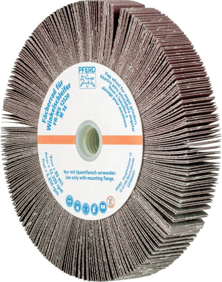 PFERD TOOLS 44782532 PFERD TOOLS 44782532 PFERD TOOLS 44782532 Fächerrad Durchmesser 125 mm 2 St. Durchmesser 125 mm 2 S...