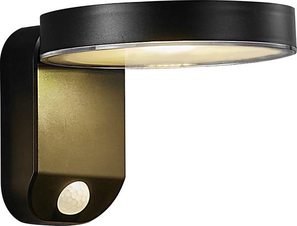 Nordlux 2118141003 Rica Solar-Außenwandleuchte    LED  5 W Schwarz