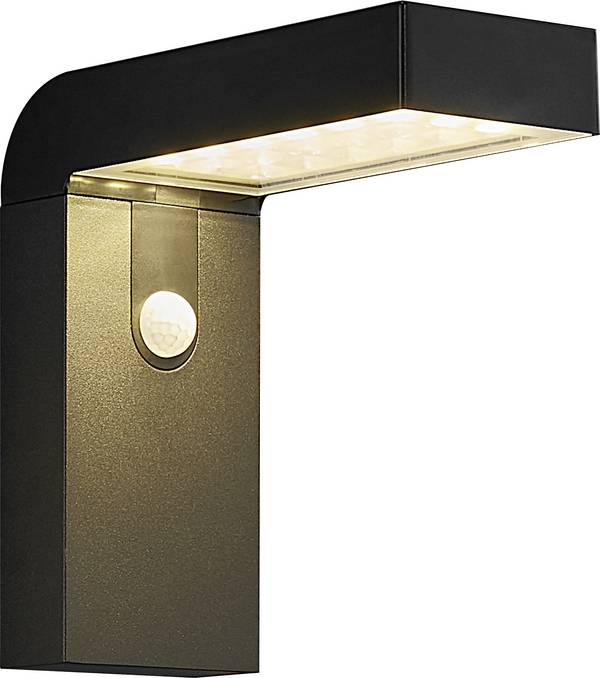 Nordlux 2118231003 Alya Solar-Außenwandleuchte    LED  5 W Schwarz