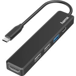 Image of Hama 00200117 USB-C™ Notebook Dockingstation Passend für Marke (Notebook Dockingstations): Universal inkl. Ladefunktion,