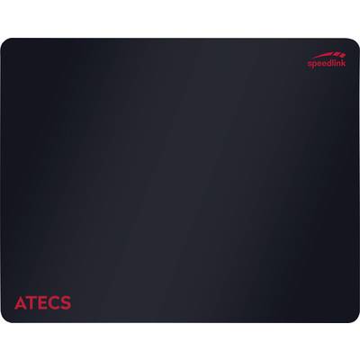 SpeedLink ATECS Soft Gaming Mousepad - Size M, black Gaming-Mauspad  Schwarz, Rot (B x H x T) 380 x 3 x 300 mm