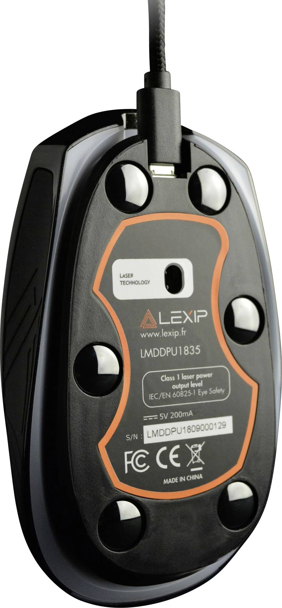 PIXMINDS - Lexip Pu94 - Maus - Laser - kabelgebunden - USB-2
