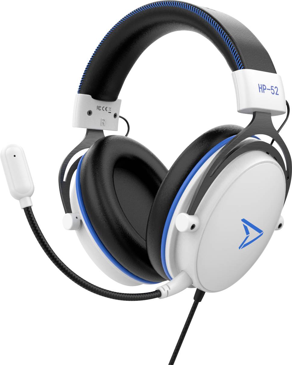 Steelplay HP52 Over Ear Headset kabelgebunden Stereo Weiß/Schwarz Lautstärkeregelung, Mikrofon-Stummschaltung Gaming-4
