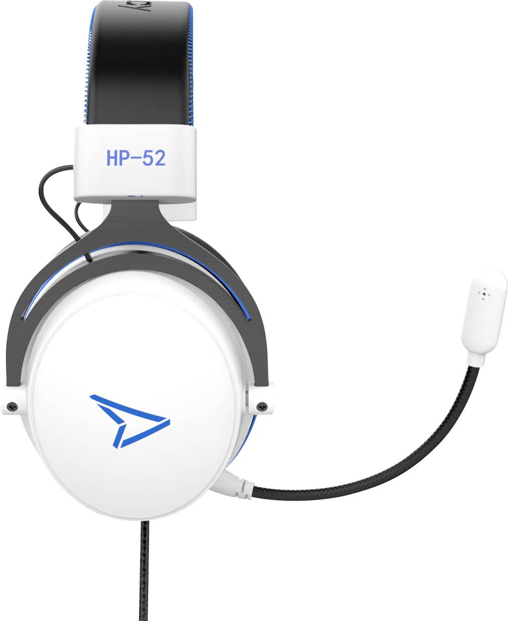 Steelplay HP52 Over Ear Headset kabelgebunden Stereo Weiß/Schwarz Lautstärkeregelung, Mikrofon-Stummschaltung Gaming-7