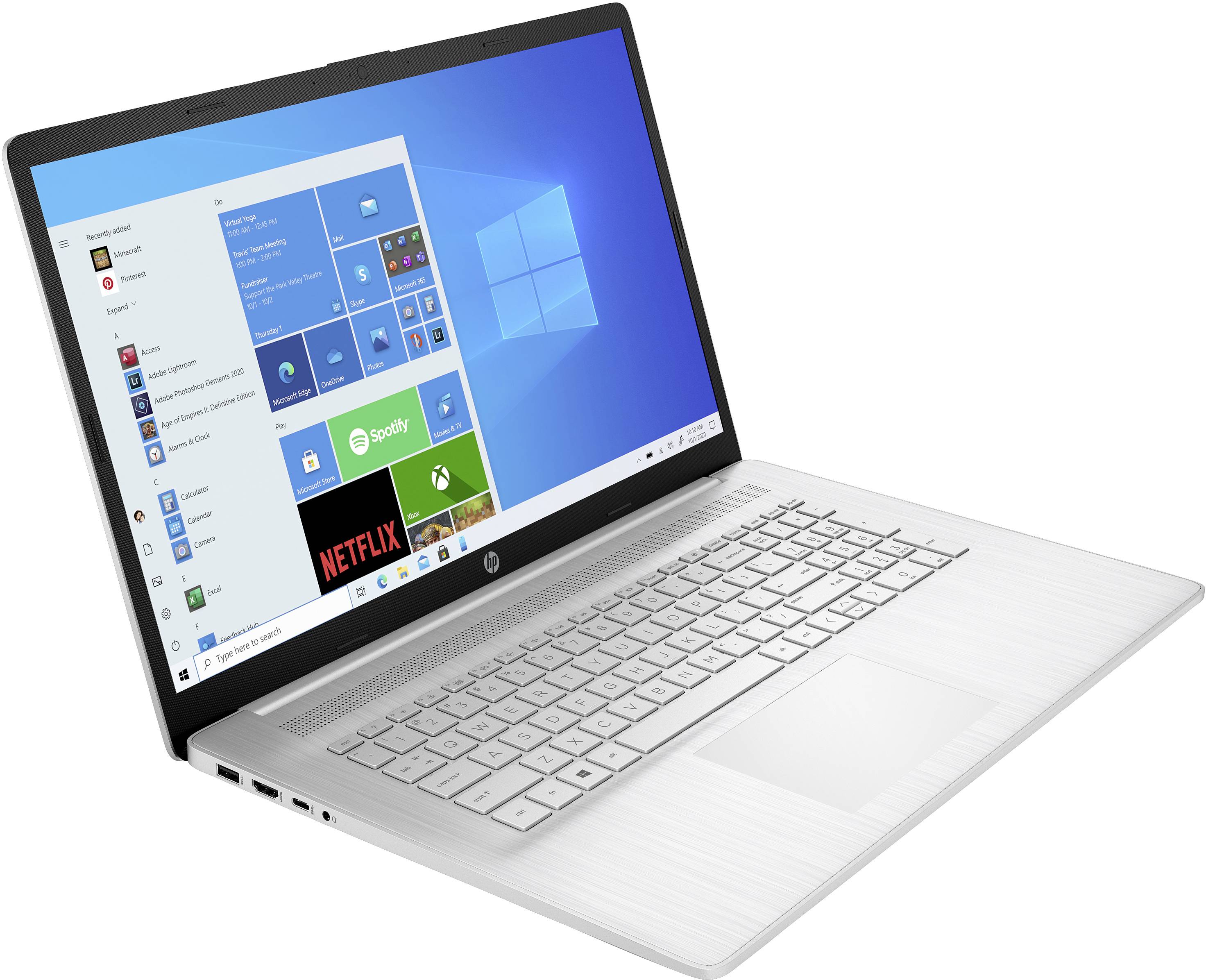 HP Notebook 17-cp0457ng 43.9 cm (17.3 Zoll) Full HD AMD Ryzen 5 5500U 16 GB RAM 512 GB SSD Deutsch, QWERTZ Silber (gebür-2