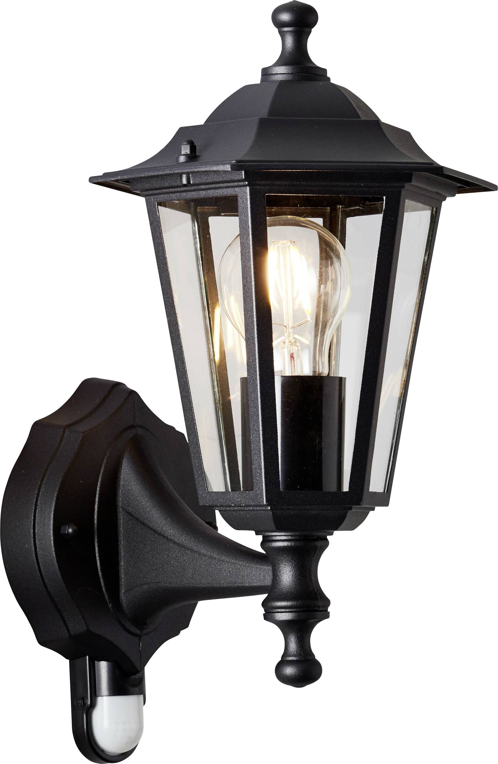 Brilliant Carleen 91019A06 Außenwandleuchte mit Bewegungsmelder LED E27 Schwarz-4