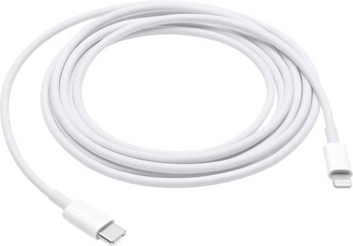 Apple USB-Kabel   USB-C® Stecker, Apple Lightning Stecker 2.00 m Weiß  MQGH2ZM/A
