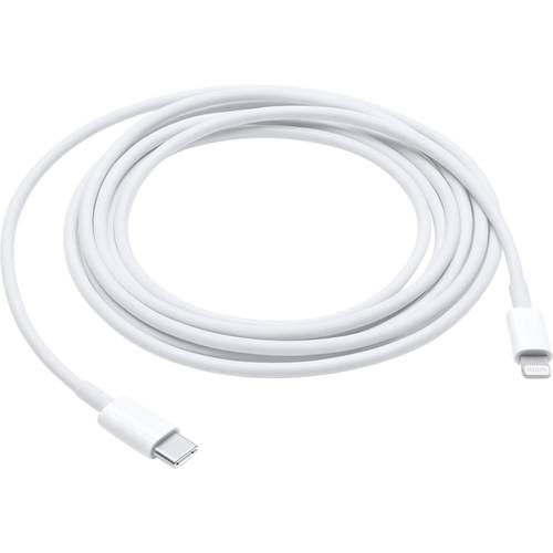 Apple USB-Kabel USB-C® Stecker, Apple Lightning Stecker 2.00 m Weiß MQGH2ZM/A
